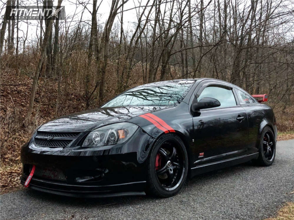 2007 Chevrolet Cobalt LS with 18x7.5 Enkei LS-5 and Cooper 215x45 on  Coilovers | 408226 | Fitment Industries