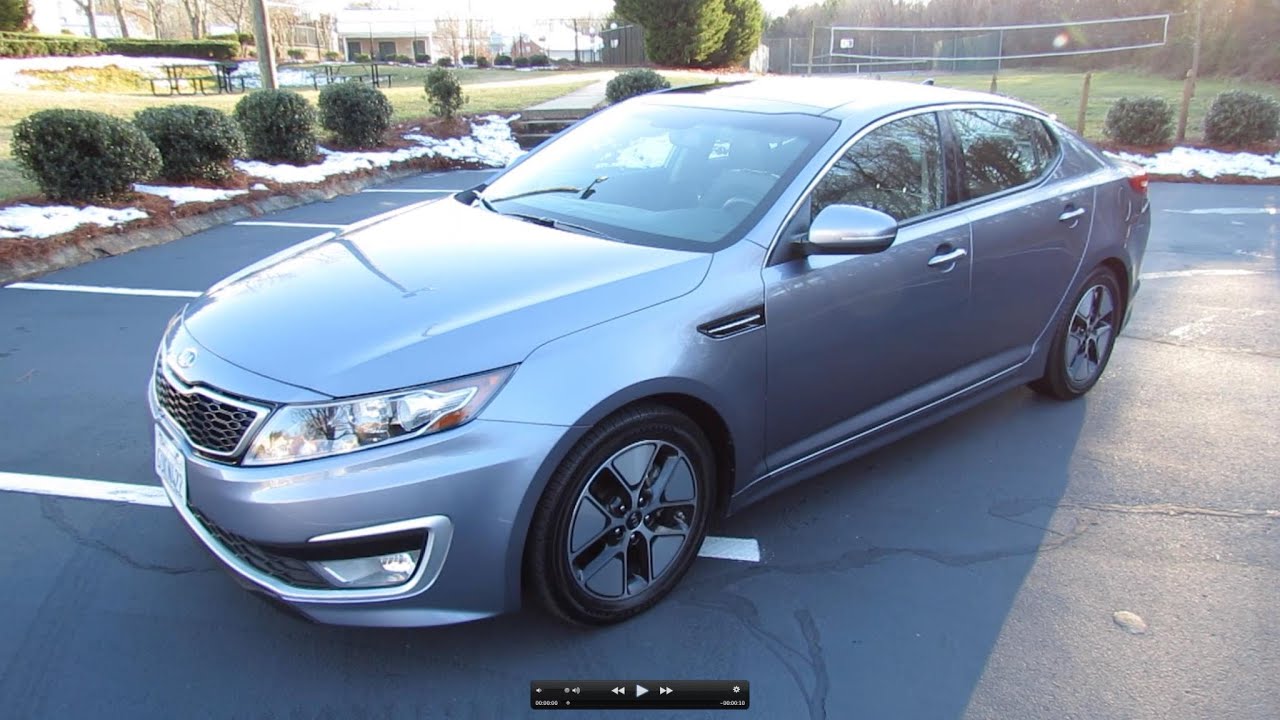 2012 Kia Optima Hybrid Premium Start Up, Exhaust, Test Drive, and In Depth  Review - YouTube