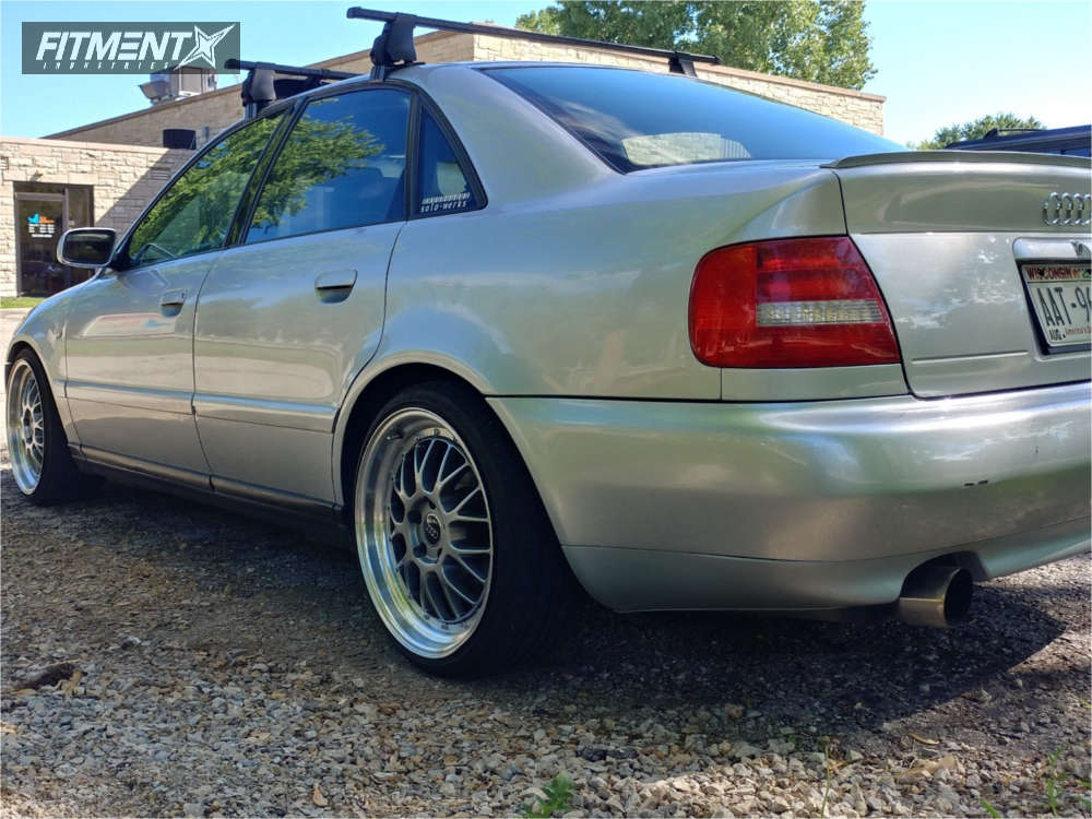 2000 Audi A4 Quattro with 18x8 BBS Lm and Nankang 215x35 on Coilovers |  404025 | Fitment Industries