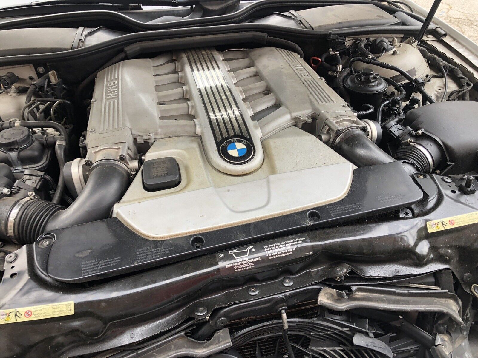 2003-2008 BMW E65 E66 N73 6.0L V12 760Li 760i 760 engine motor 116K mile |  eBay