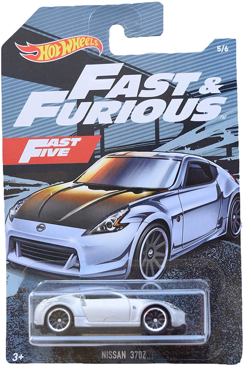 Amazon.com: Hot Wheels Fast & Furious Nissan 370Z 5/6, Silver : Toys & Games