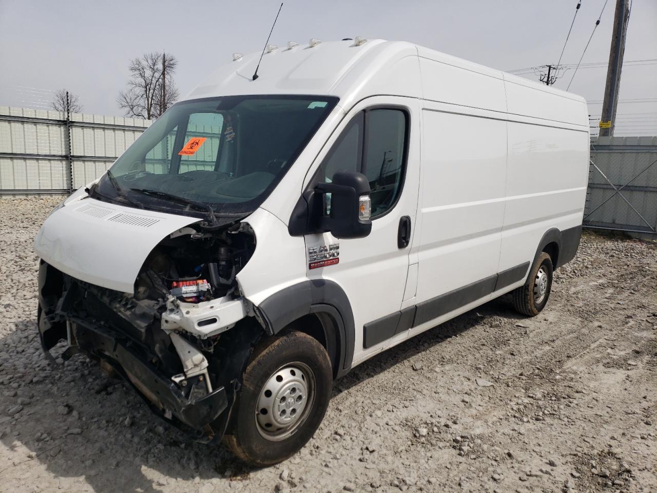 2017 Dodge RAM Promaster 3500 3500 High for sale at Copart Appleton, WI Lot  #47915*** | SalvageReseller.com