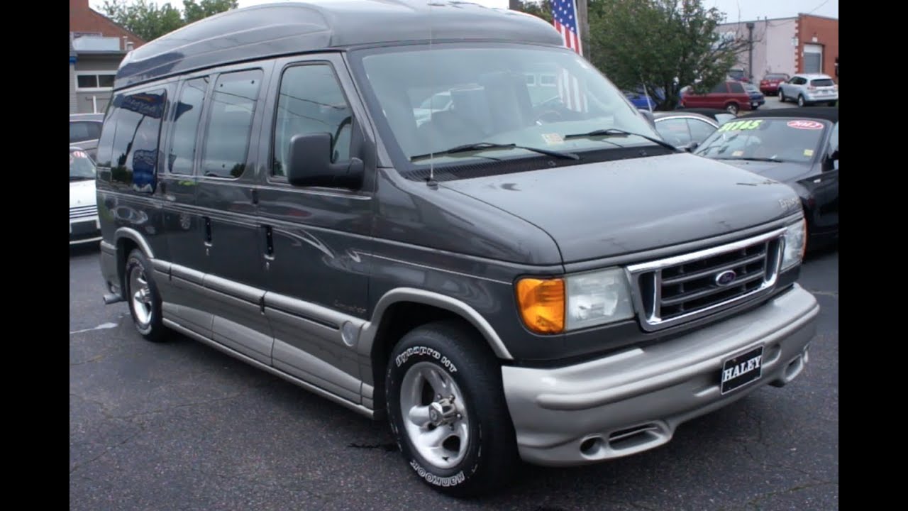 SOLD* 2004 Ford Econoline Explorer Conversion Walkaround, Start up, Tour  and Overview - YouTube