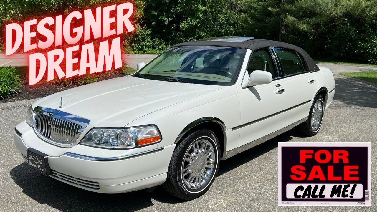 SUPER RARE 2006 Lincoln Town Car DESIGNER SERIES 57K For Sale by Specialty  Motor Cars - YouTube
