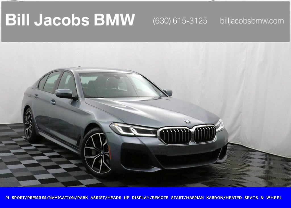 Certified Pre-Owned 2021 BMW 5 Series 540i xDrive Sedan in Naperville  #17657P | Bill Jacobs BMW