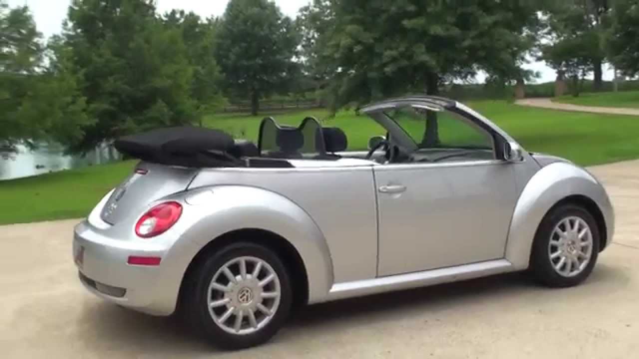 HD VIDEO 2006 VOLKSWAGEN NEW BEETLE BUG CONVERTIBLE USED FOR SALE SEE WWW  SUNSETMOTORS COM - YouTube