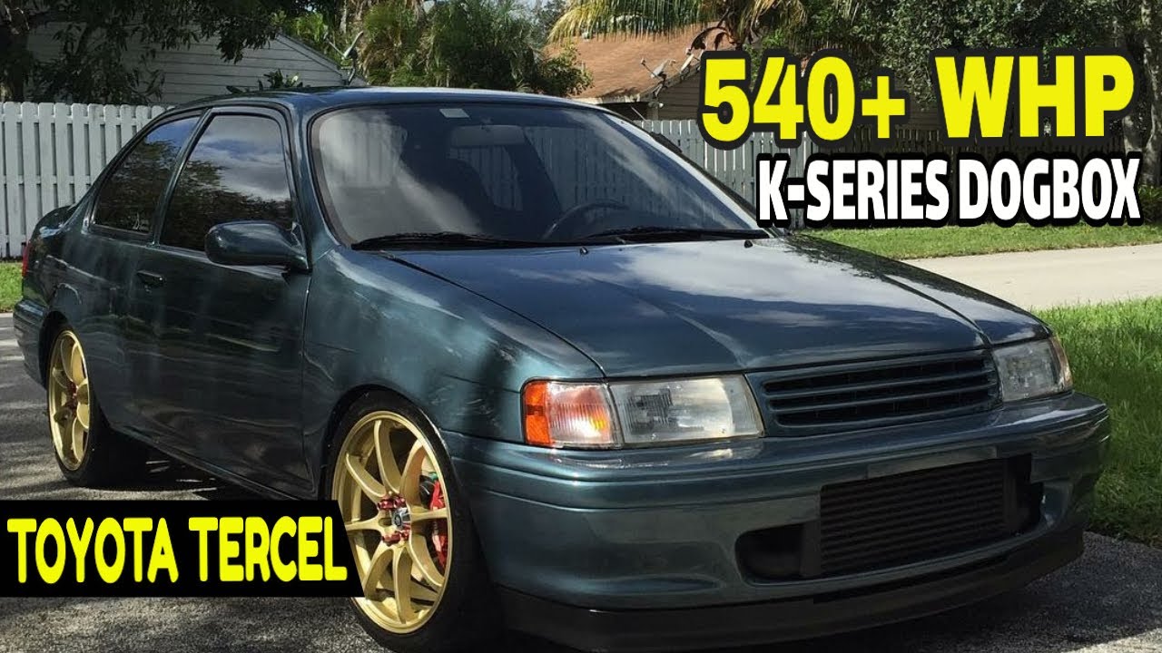 TOYOTA TERCEL || 5EFTE || K-SERIES DOGBOX || 540+ WHP - YouTube