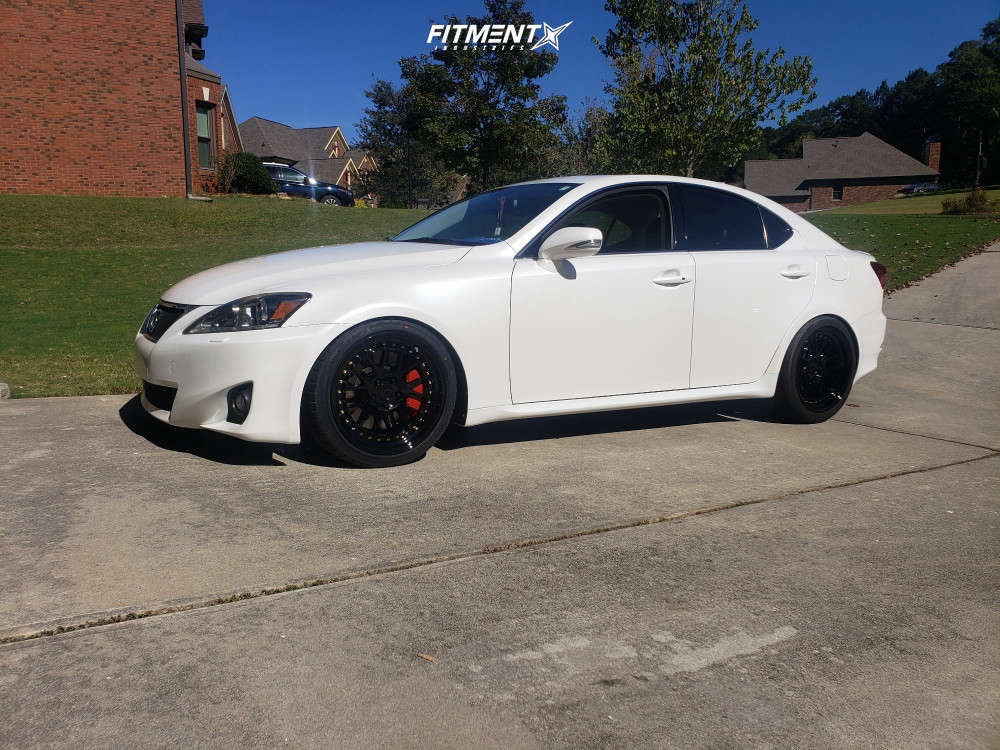 2012 Lexus IS350 Base with 18x9.5 Aodhan Ds06 and General 235x40 on  Coilovers | 1322486 | Fitment Industries