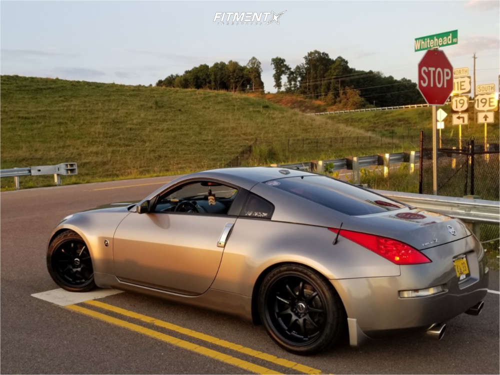 2008 Nissan 350Z Touring with 18x9 Work Xd9 and Nitto 245x35 on Coilovers |  521079 | Fitment Industries