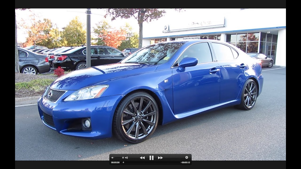 2008 Lexus IS-F Start Up, Exhaust, and In Depth Tour - YouTube