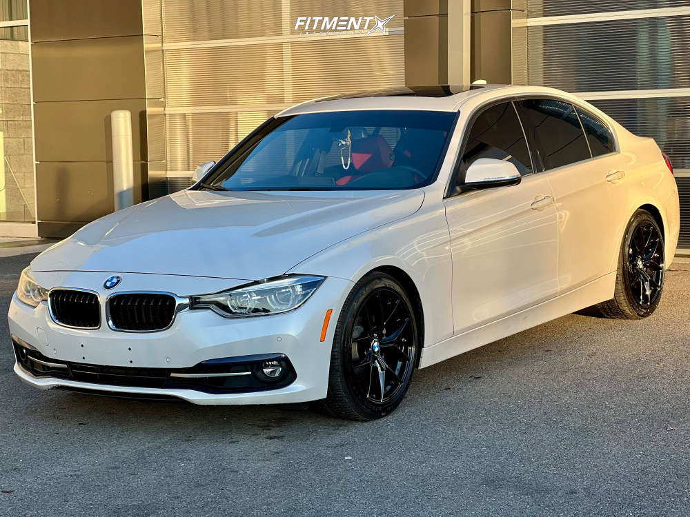 2017 BMW 330i XDrive Base with 18x8.5 Enkei Tsr-x and Falken 225x45 on  Lowering Springs | 2061391 | Fitment Industries