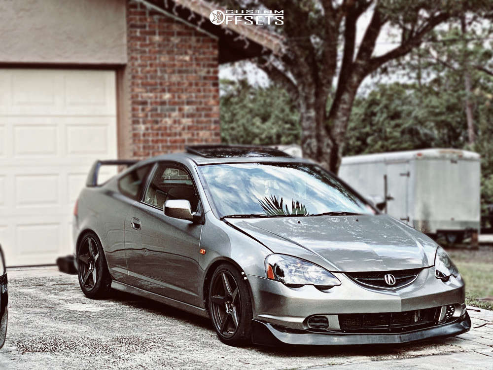 2003 Acura RSX with 17x8.25 20 XXR 535 and 215/45R17 BFGoodrich G-force  Sport Comp 2 and Coilovers | Custom Offsets