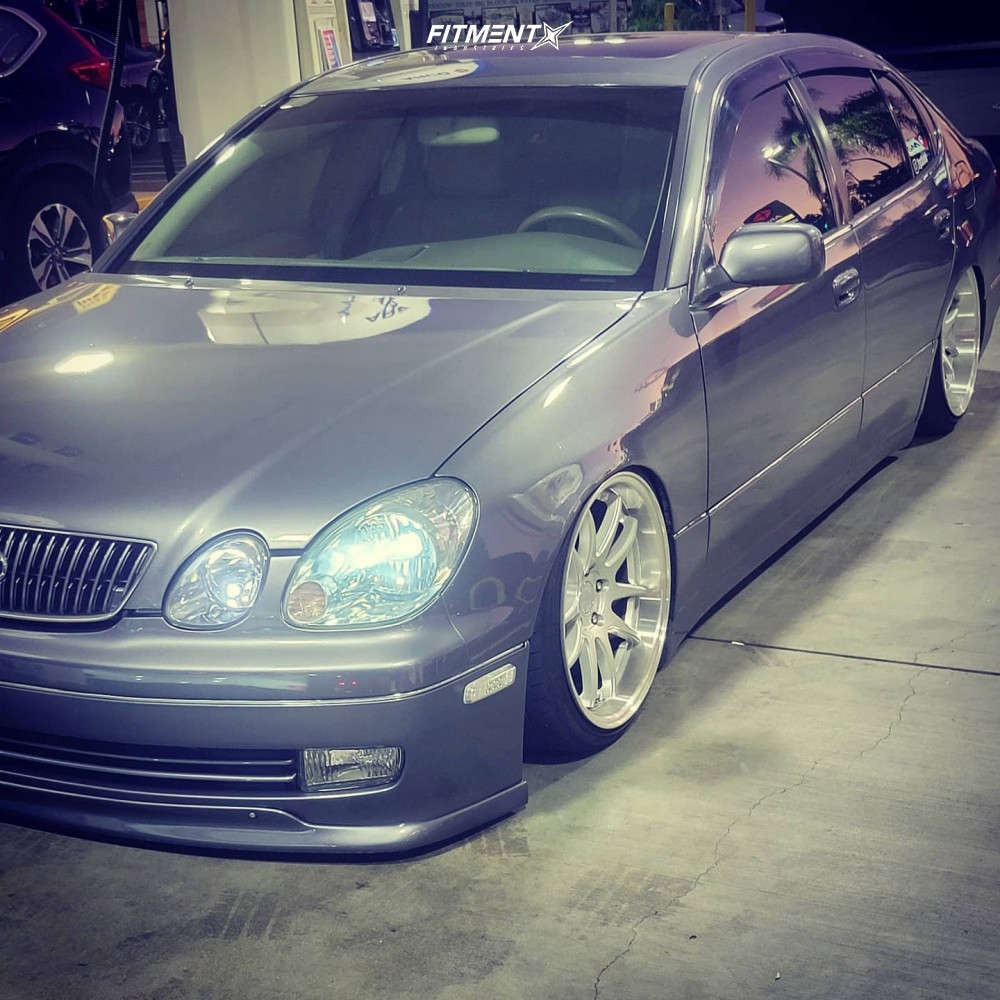2002 Lexus GS430 Base with 18x9.5 Aodhan Ds02 and Federal 225x35 on Air  Suspension | 1781550 | Fitment Industries