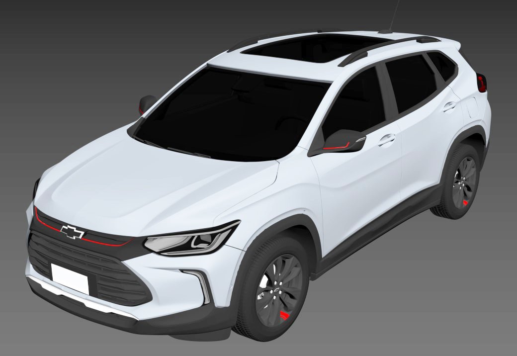 Chevrolet tracker 2021 3D Model in SUV 3DExport