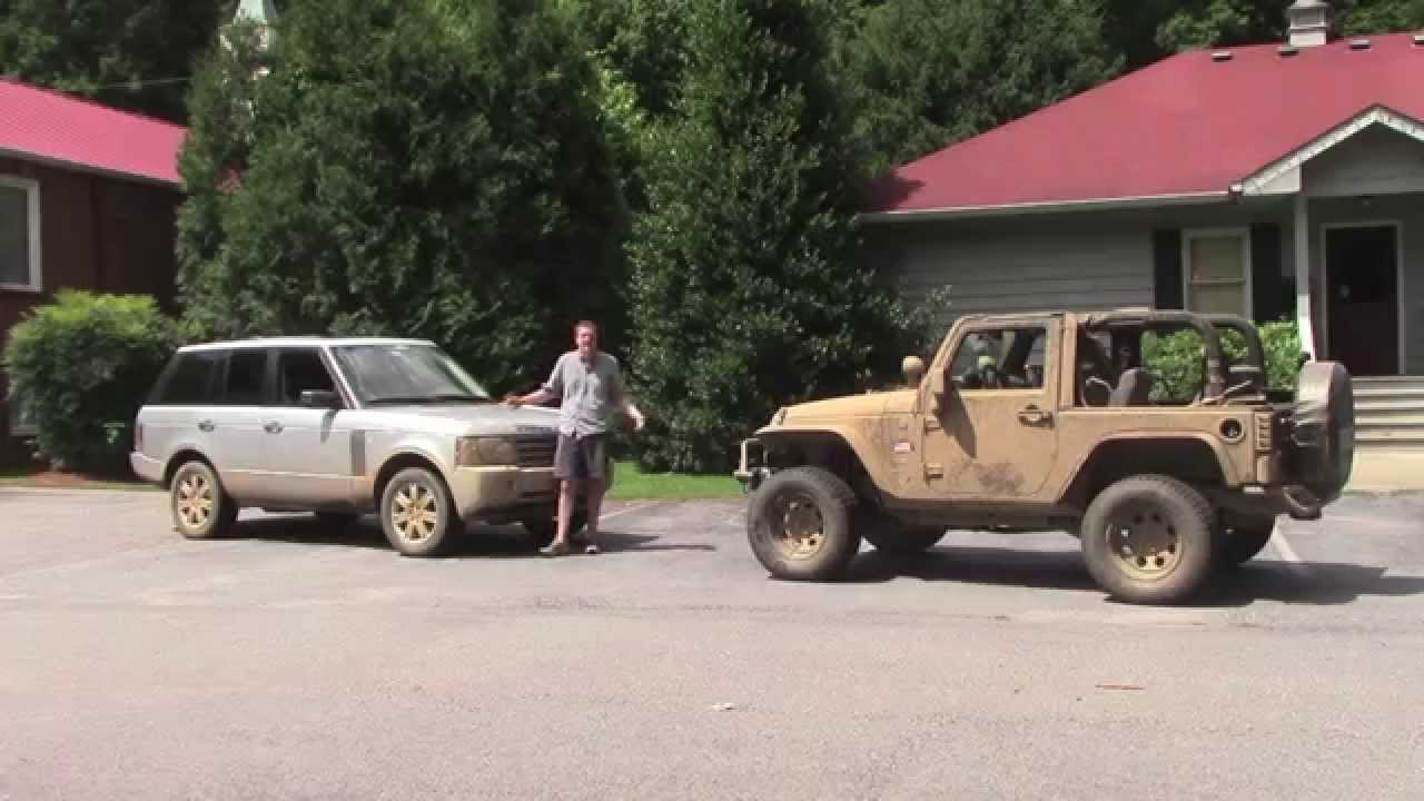 Off-Roading in a 2006 Range Rover - YouTube