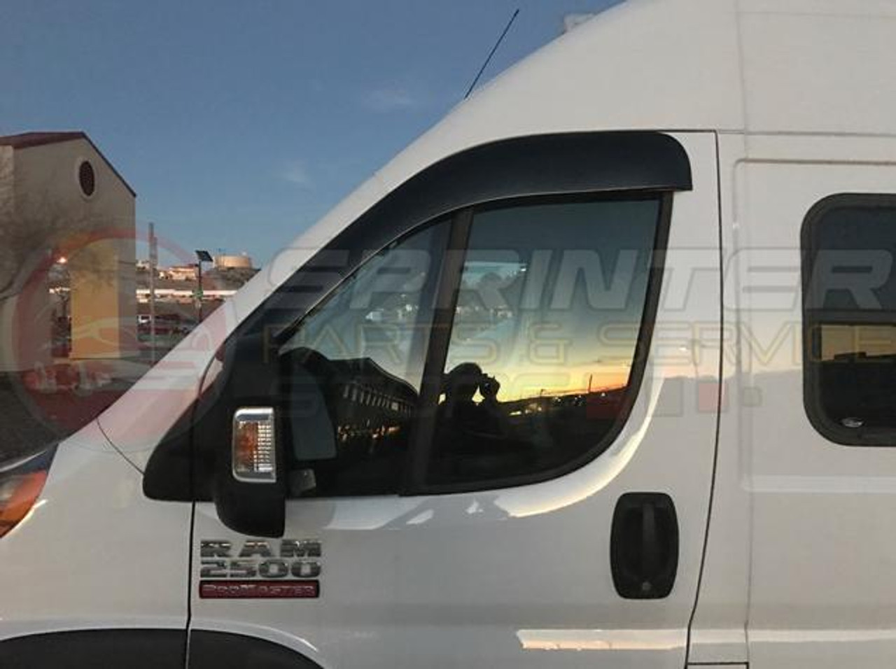 RAM ProMaster Side Window Deflectors WeatherTech | Sprinterstore.com