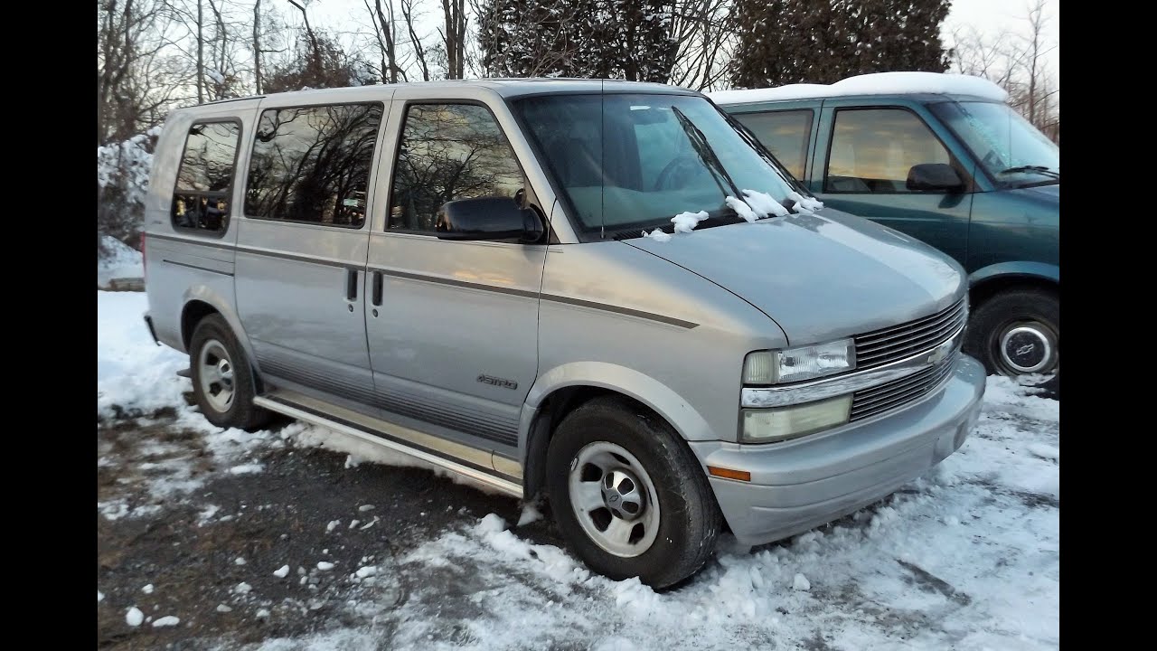 1999 Chevy Astro Conversion Van Chariot Arcadian Start Up, Tour and Review  - YouTube