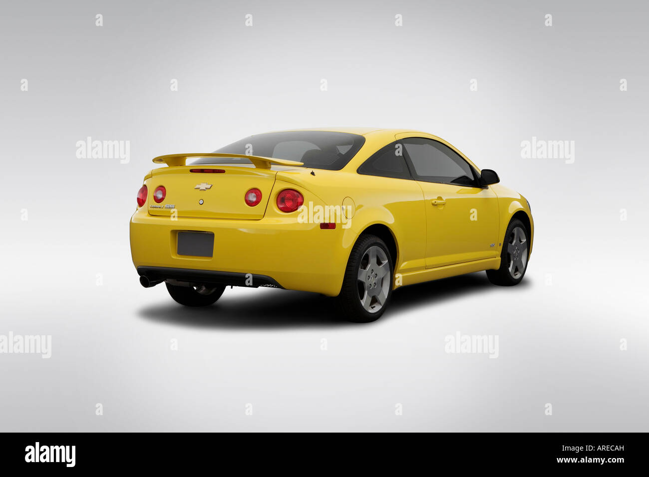 2006 Chevrolet Cobalt SS in Yellow - Rear angle view Stock Photo - Alamy
