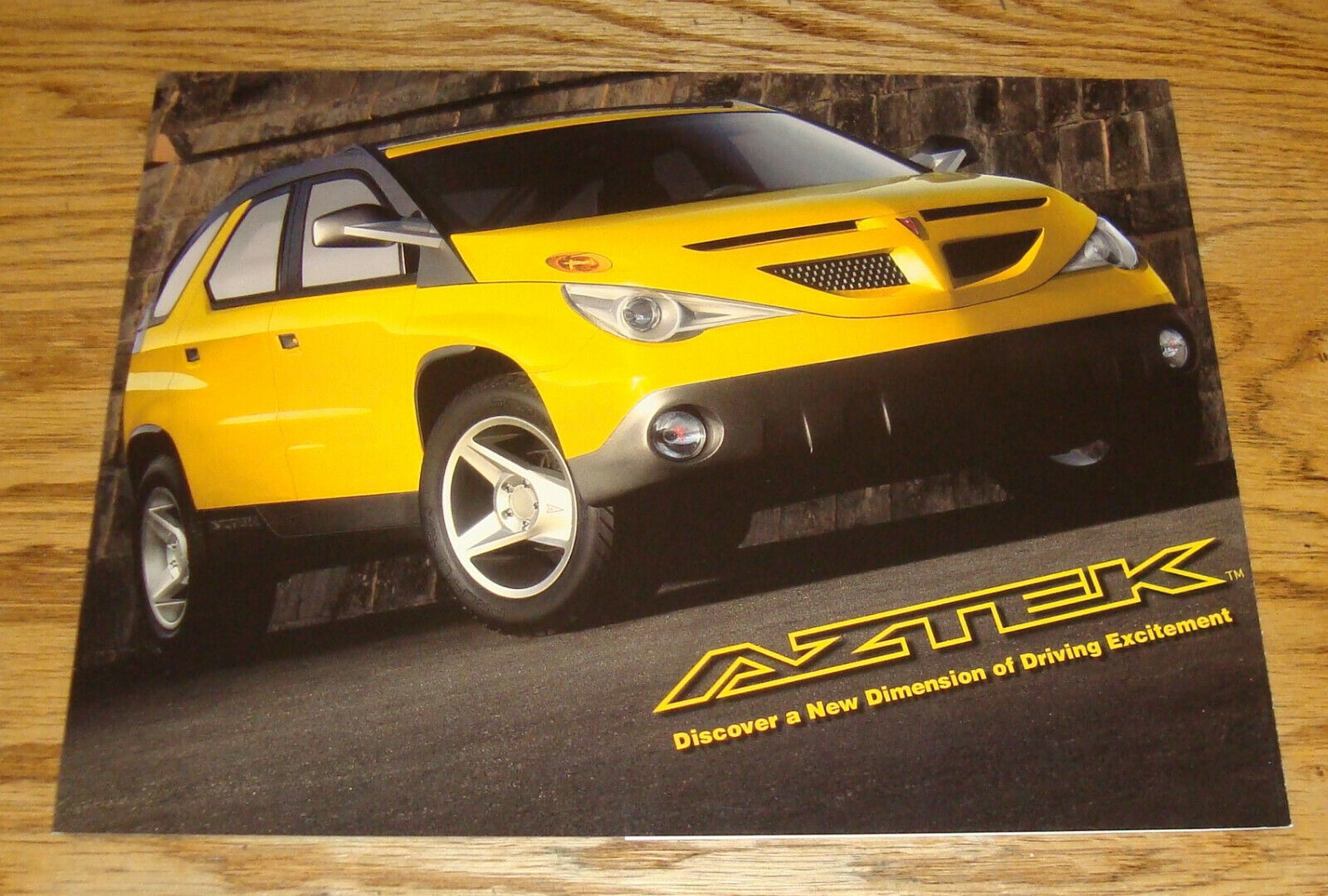 Original 1999 - 2000 Pontiac Aztek Concept Sales Sheet Brochure 99 00 | eBay