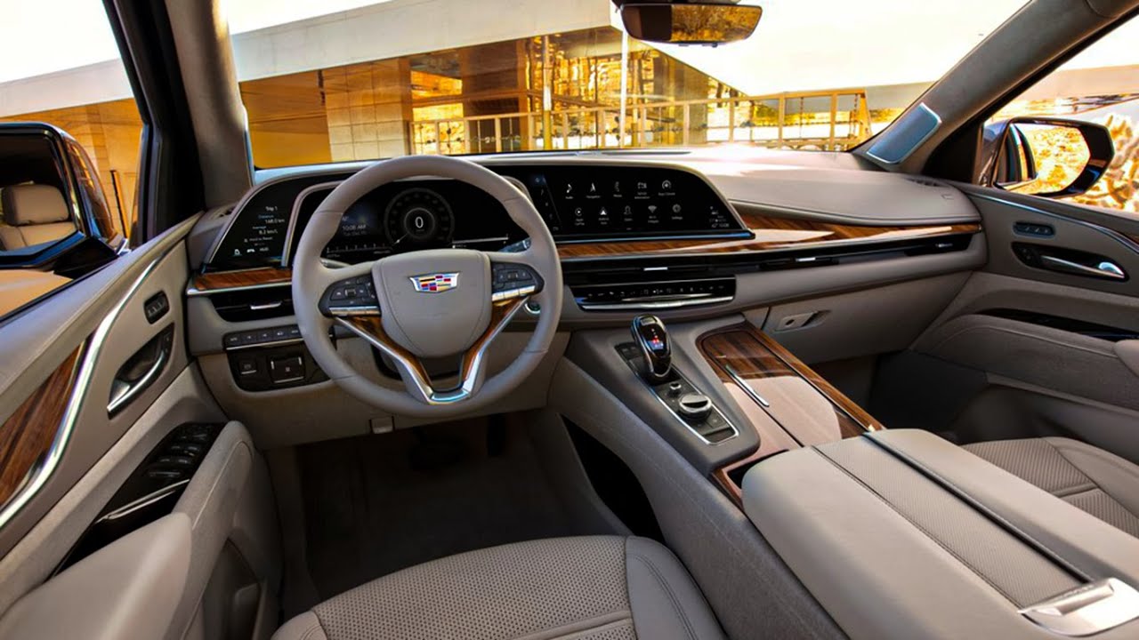 2021 cadillac escalade esv sport platinum interior luxury | YtCars - YouTube