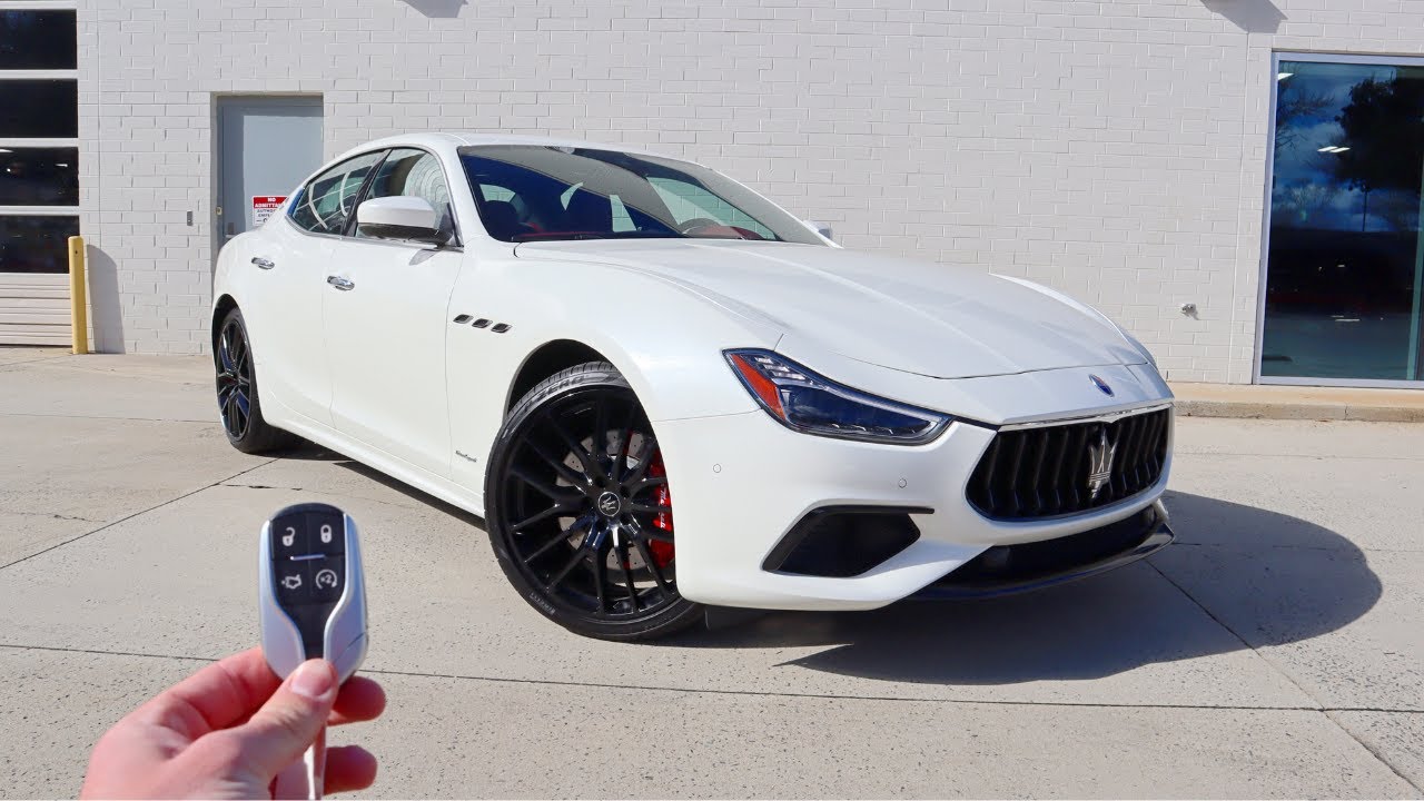 2021 Maserati Ghibli S GranSport: Start Up, Exhaust, Test Drive and Review  - YouTube