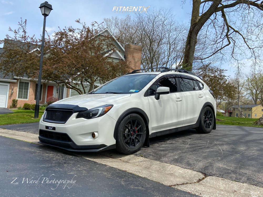 2015 Subaru XV Crosstrek Limited with 17x8 Sparco Assetto Gara and Kumho  235x50 on Lowering Springs | 1154999 | Fitment Industries