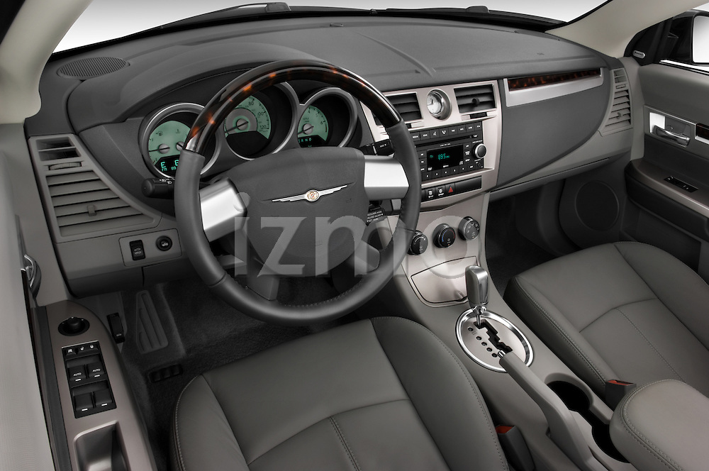 2008 Chrysler Sebring Convertible High Angle Dashboard | izmostock