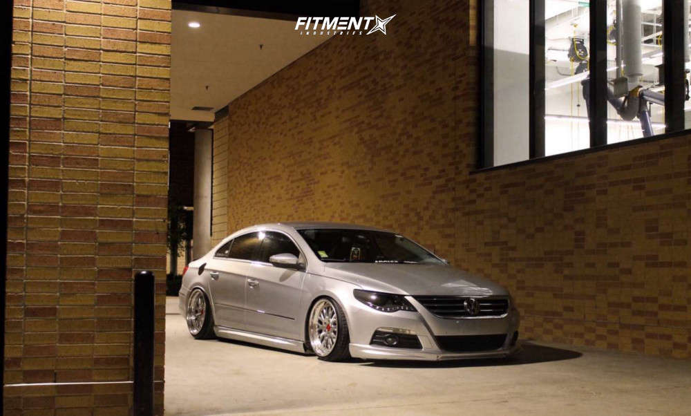 2009 Volkswagen CC Sport with 18x9.5 WatercooledIND Sy10 and Nankang 215x35  on Air Suspension | 821642 | Fitment Industries