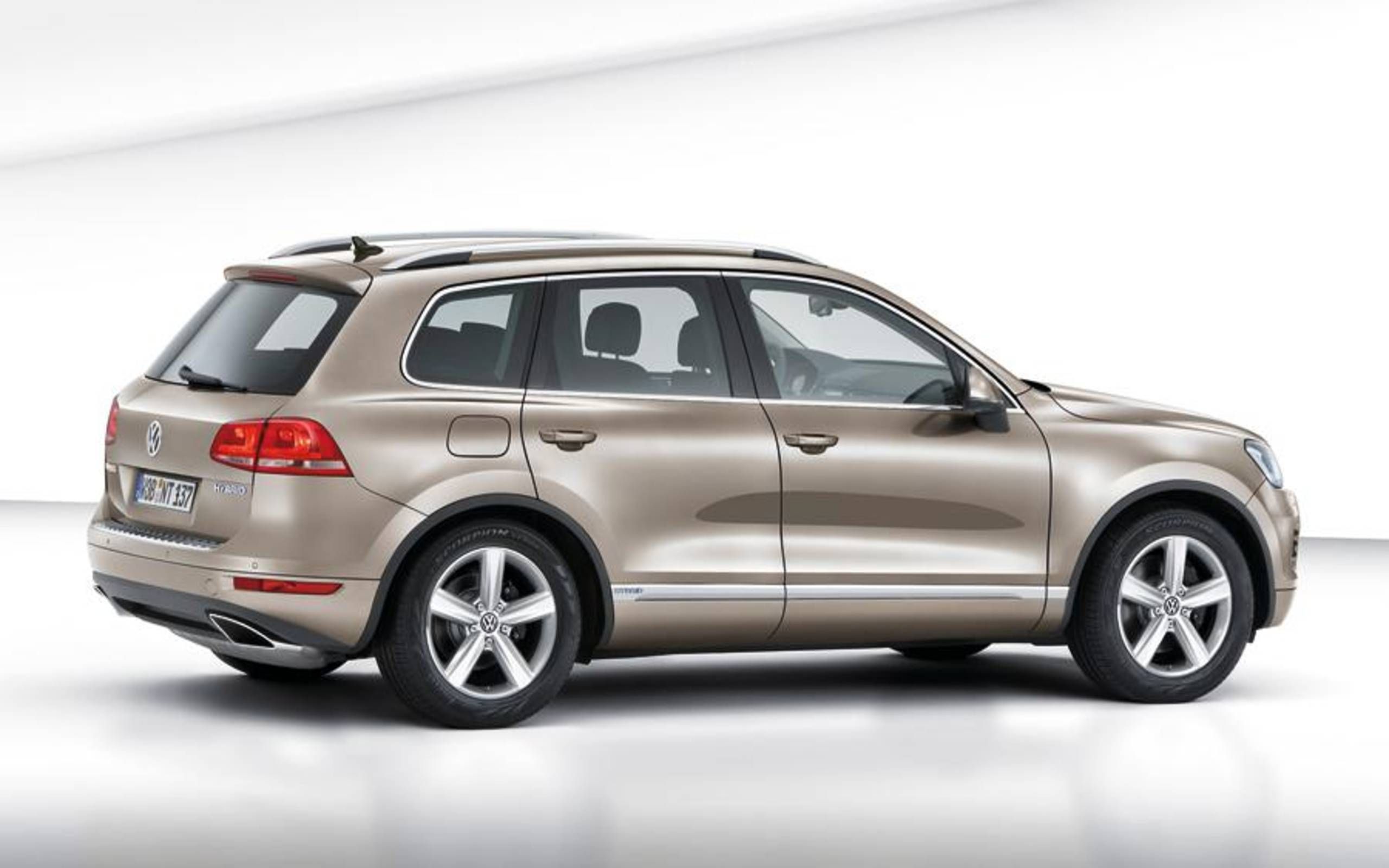 The 2011 Volkswagen Touareg rolls out with a new hybrid powertrain