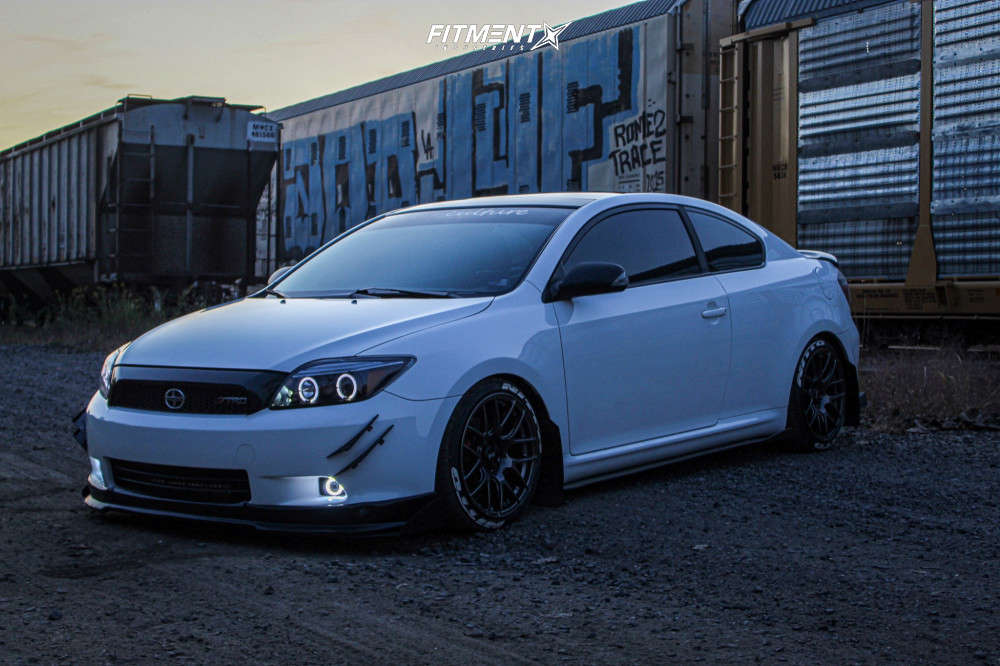 2009 Scion TC Base with 17x8.25 XXR 530 and Nitto 205x40 on Lowering  Springs | 795792 | Fitment Industries