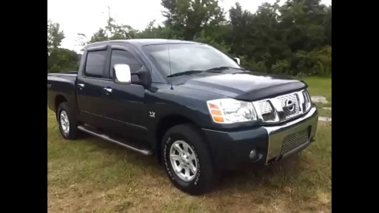 sold.2004 NISSAN TITAN LE CREW CAB 4X4 OFF ROAD 5.6 ENDURANCE V-8 FOR SALE  CALL 888-439-8045 - YouTube