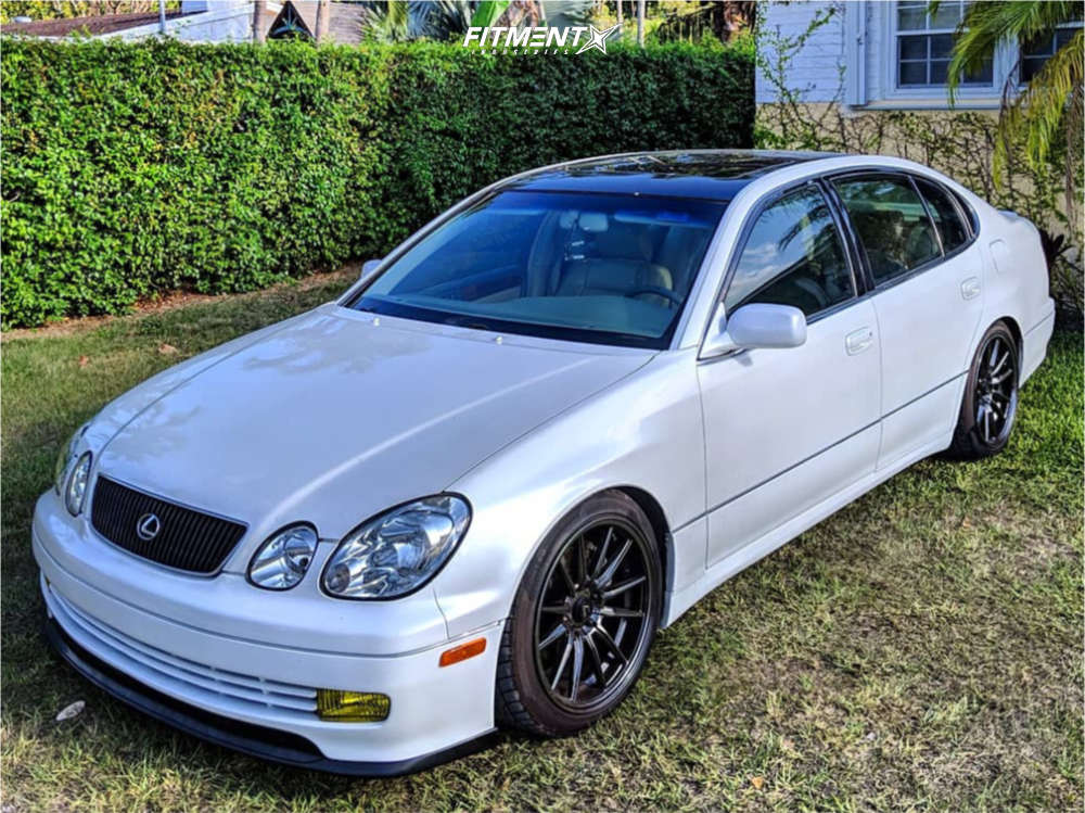 1999 Lexus GS300 Base with 18x9.5 Cosmis Racing R1 and Ohtsu 245x40 on  Coilovers | 699790 | Fitment Industries