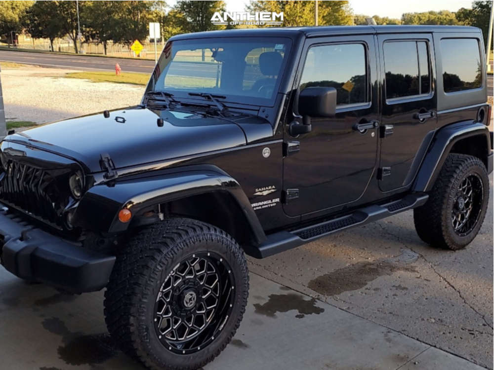 2014 Jeep Wrangler Wheel Offset Slightly Aggressive Suspension Lift 2.5" |  1890667 | Anthem Off-Road