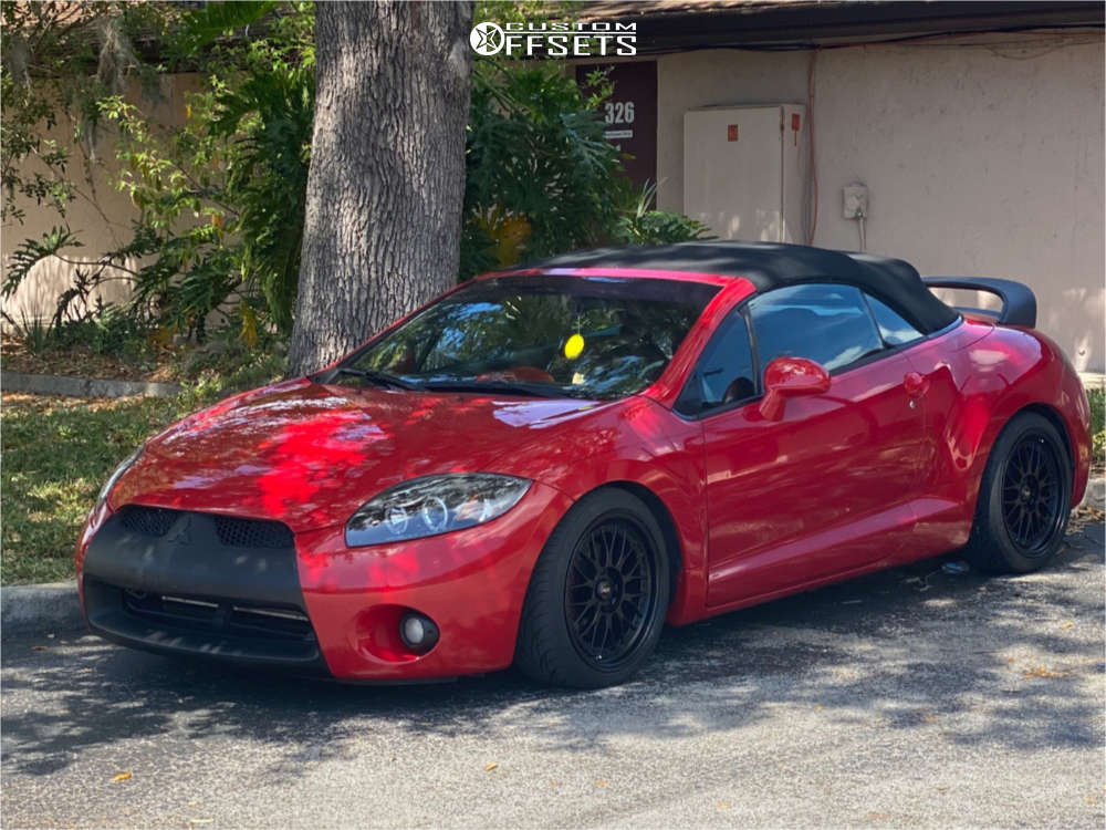 2007 Mitsubishi Eclipse with 18x8.5 25 XXR 521 and 225/40R18 Federal SS595  and Lowering Springs | Custom Offsets