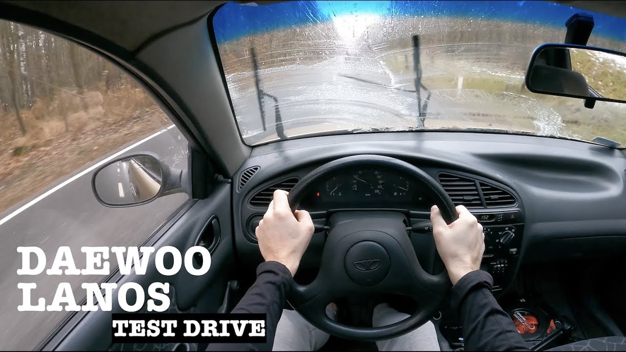 Daewoo Lanos 2001 1.5 16V 100HP | POV Test Drive | Review | 0-100  acceleration by #Gearup - YouTube