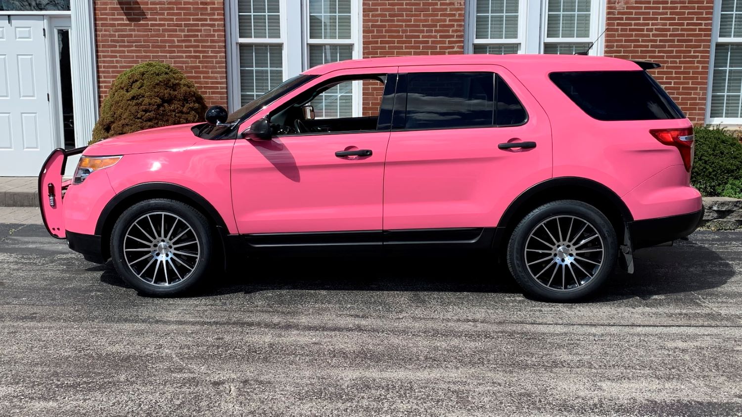 Incredibly Pink 2013 Ford Explorer Police Interceptor Heads To Auction