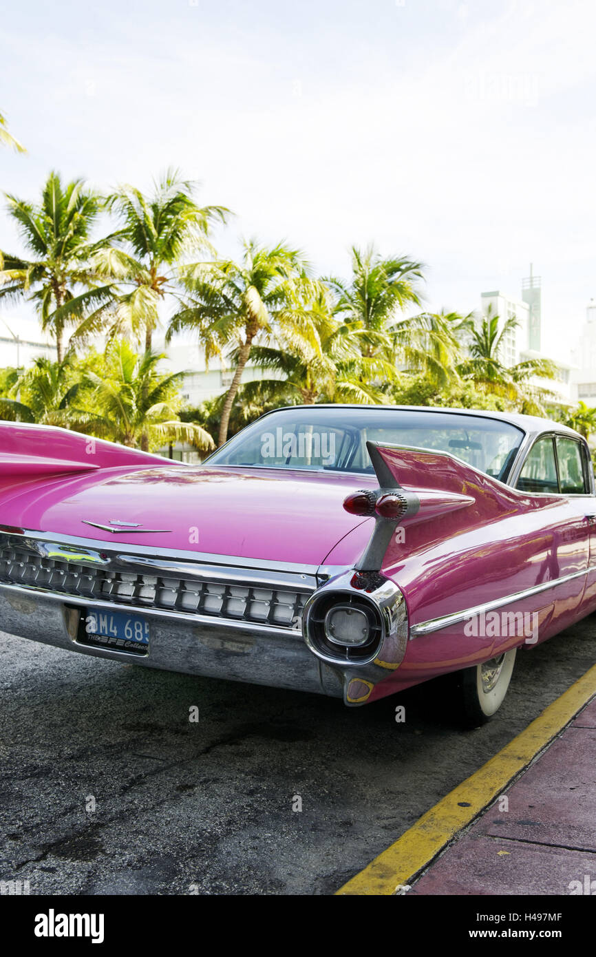 Chevrolet vintage car, the 50s, the fifties, American vintage cars, Ocean  Drive, Miami South Beach, Art Deco District, Florida, USA Stock Photo -  Alamy