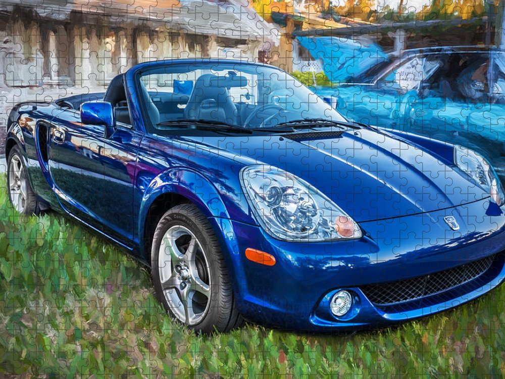 2005 Toyota MR2 Sports Car Painted Jigsaw Puzzle by Rich Franco - Pixels