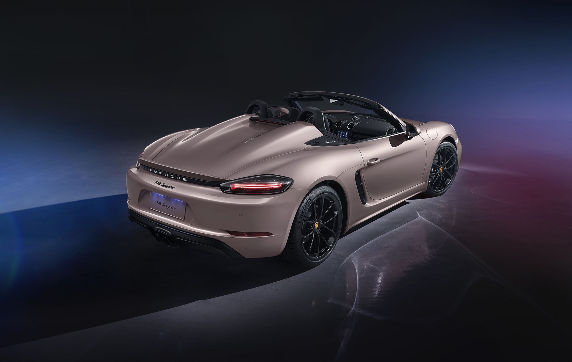 Porsche Made a 2.0-Liter 718 Spyder For China and It's Very Pink