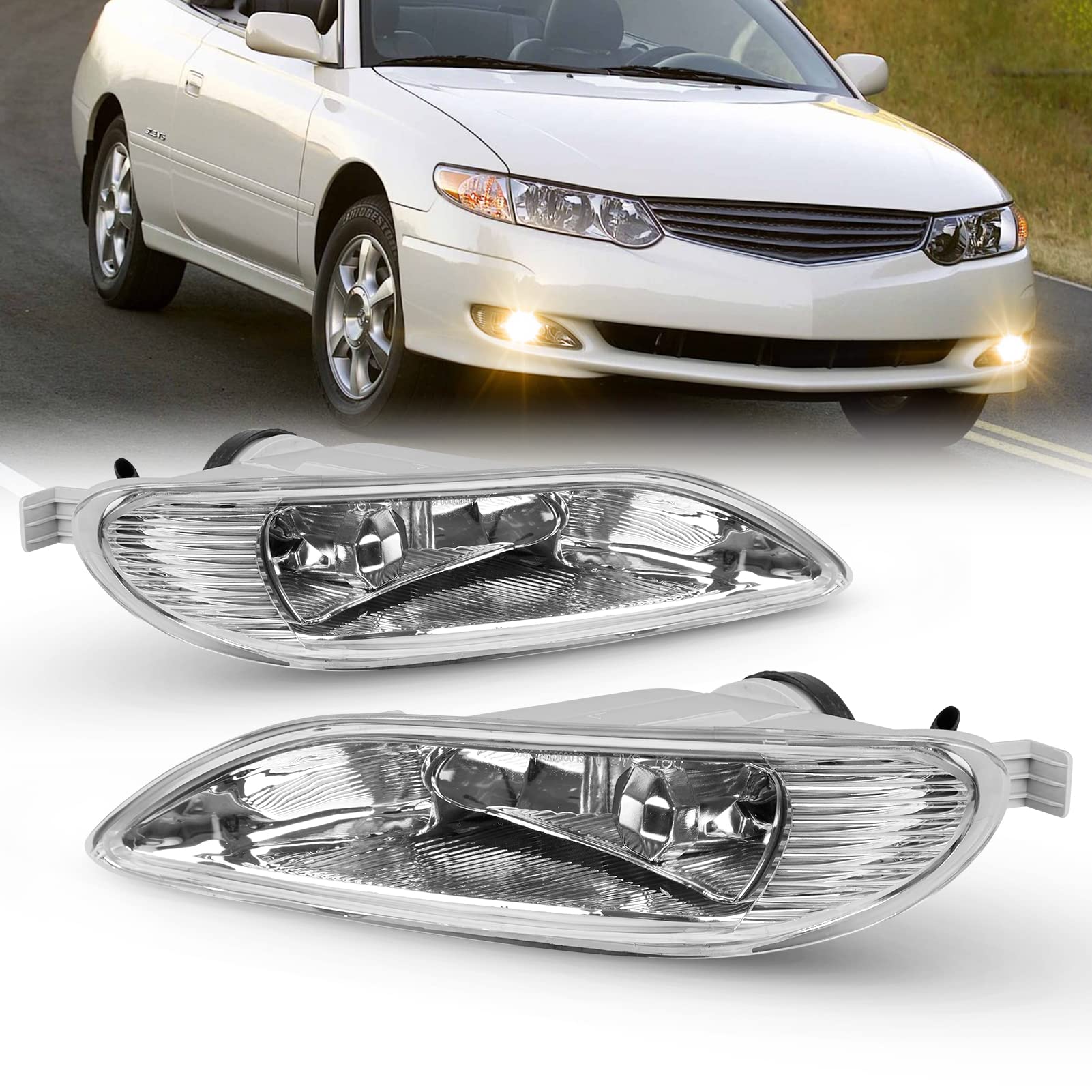 Amazon.com: WEZEMLIGHT Fog Lights Compatible with 2002-2003 Toyota Solara  2005-2008 Toyota Corolla 2002-2004 Toyota Camry With 9006 12V 55W Halogen  Bulbs Included Switch And Wiring Kit -1 Set : Automotive