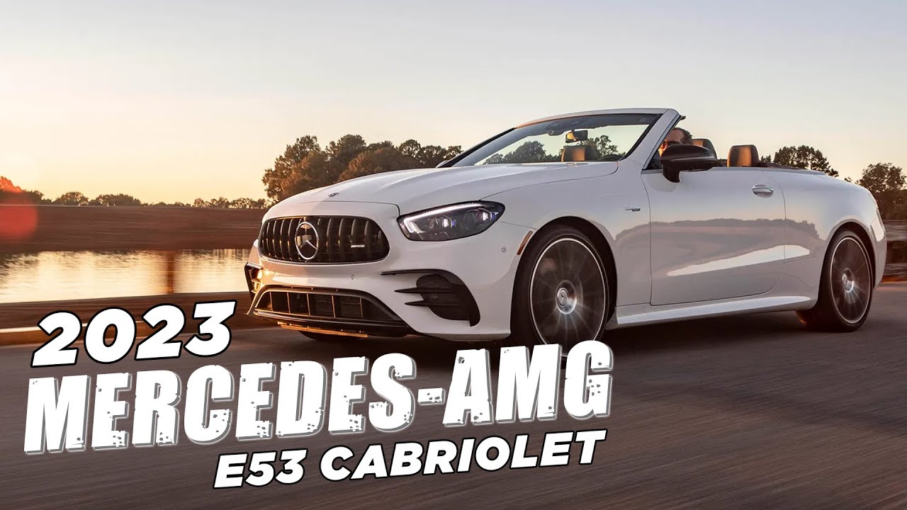 2023 Mercedes AMG E53 Cabriolet | Joyride | Cartender - YouTube