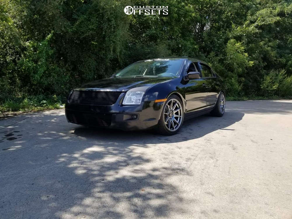 2007 Ford Fusion with 18x8.75 35 XXR 527 and 245/40R18 Goodyear Eagle Sport  As and Lowering Springs | Custom Offsets