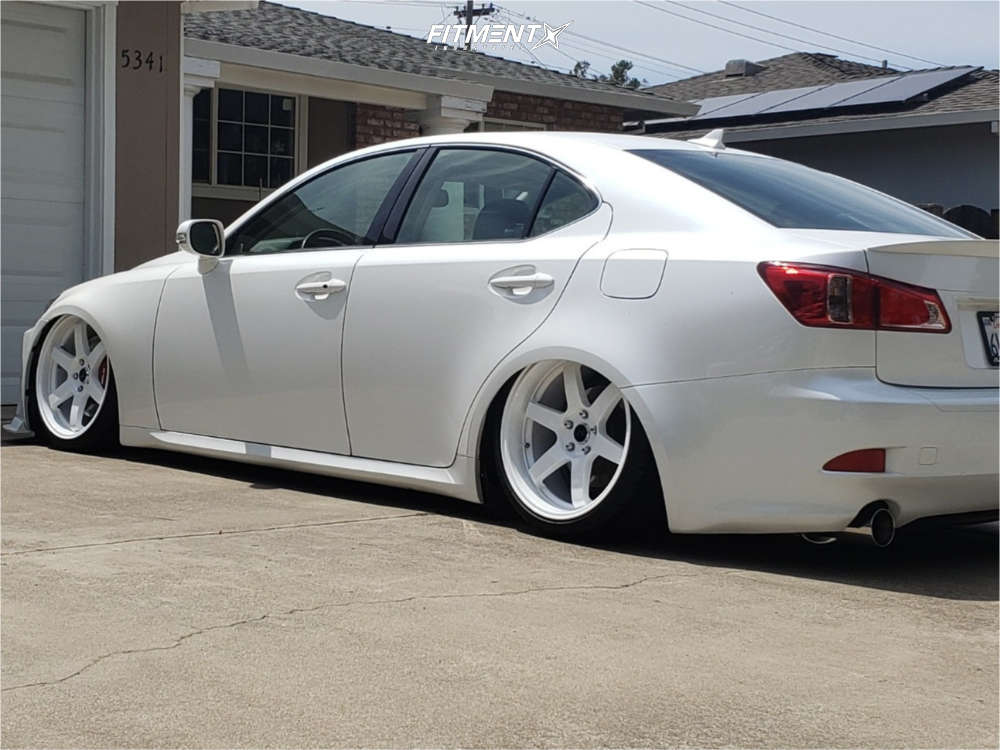 2012 Lexus IS350 Base with 19x8.5 JNC Jnc014 and Delinte 215x35 on Air  Suspension | 1762773 | Fitment Industries