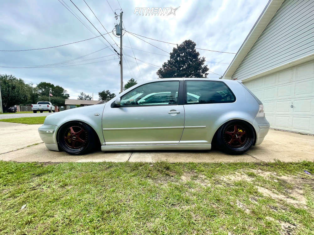 2002 Volkswagen Golf GTI 337 with 17x9 OZ Racing Mito and Federal 195x40 on  Coilovers | 1889860 | Fitment Industries
