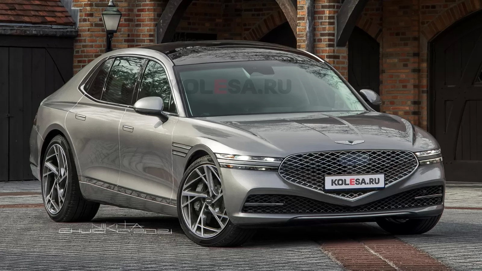 All-New 2022 Genesis G90 Rendered Using Cues From All the Latest Spy Images  - autoevolution