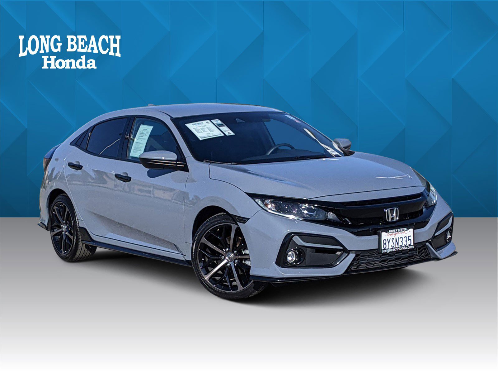 Pre-Owned 2021 Honda Civic Hatchback Sport Hatchback in Signal Hill #22090T  | Long Beach Honda