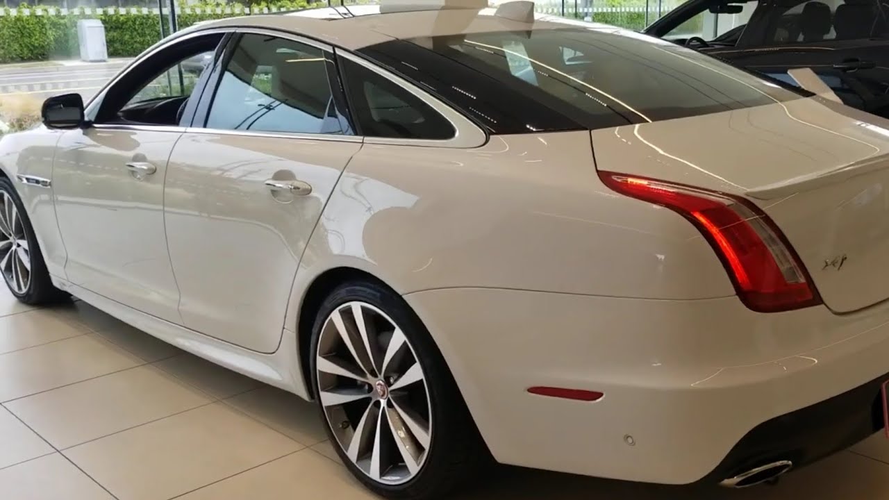 2021 Jaguar XJ R Sport Luxury White Exterior and Interior - YouTube
