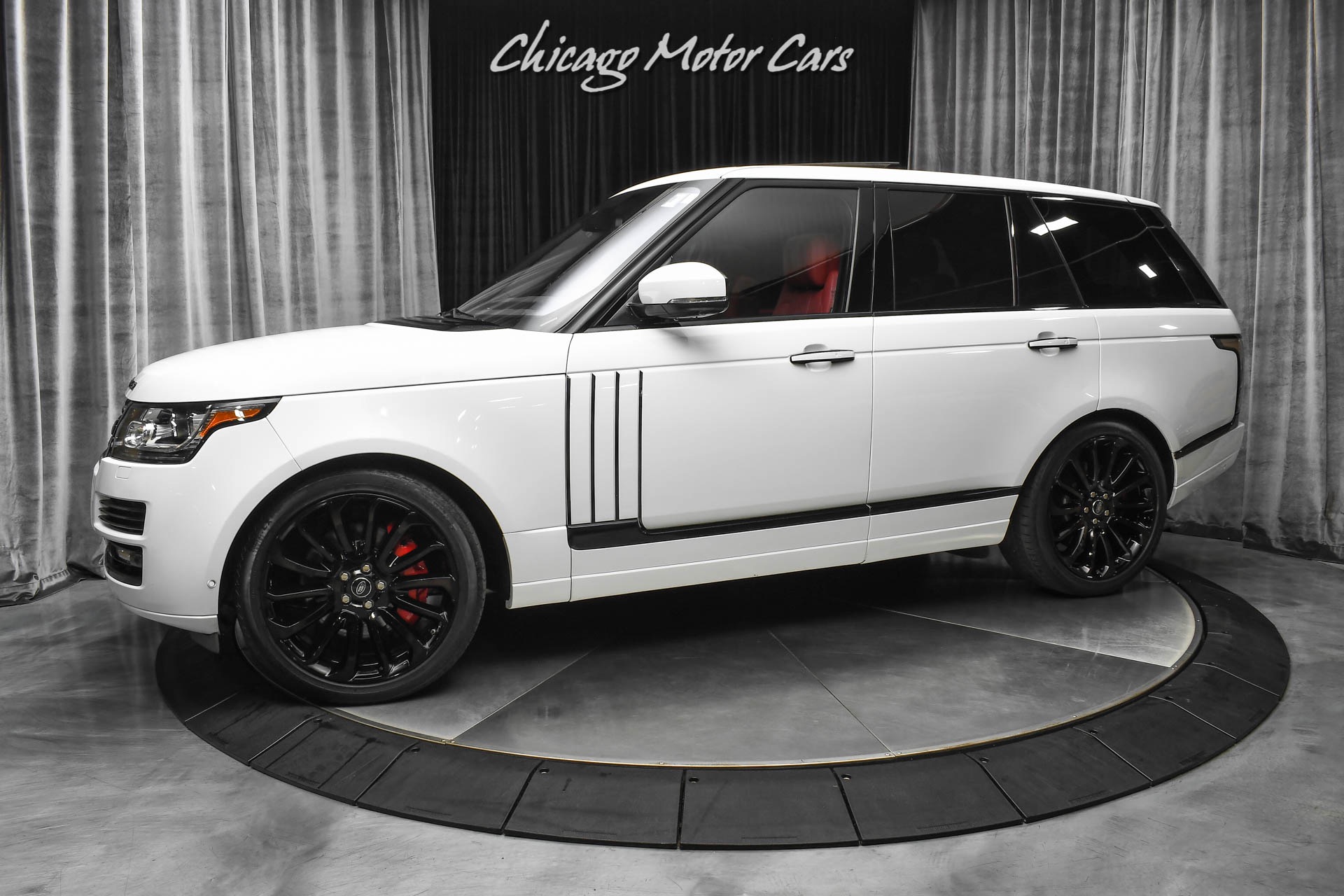 Used 2014 Land Rover Range Rover Autobiography Rare Red Interior! Rear Seat  Entertainment! For Sale (Special Pricing) | Chicago Motor Cars Stock #20095B