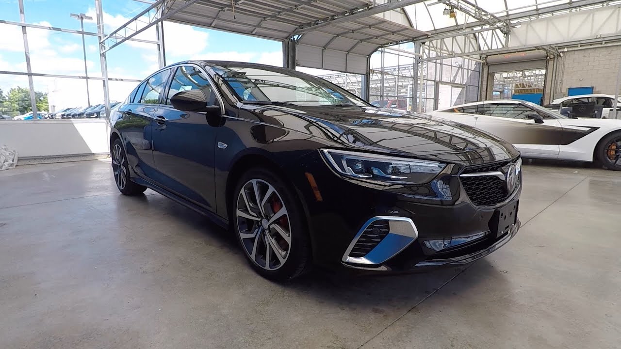 2018 BUICK REGAL SPORTBACK GS 3.6L V6 AWD - EBONY TWILIGHT - YouTube