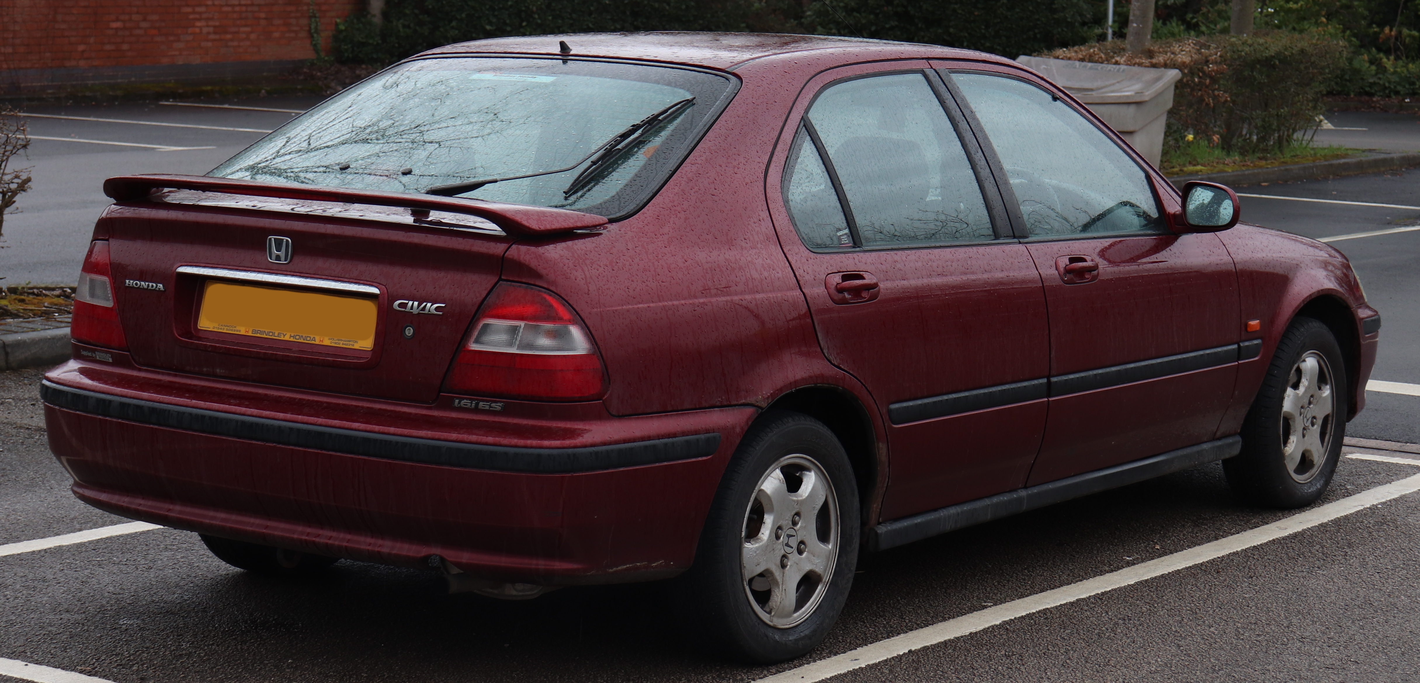File:1997 Honda Civic ES 1.6 Rear.jpg - Wikimedia Commons